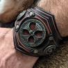 Bracelet Ragnar - Croix celtique - Brun