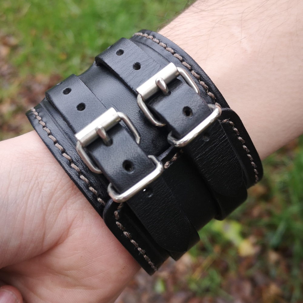 Bracelet de Force CUIR - Soft Leather Double - Rock A Gogo