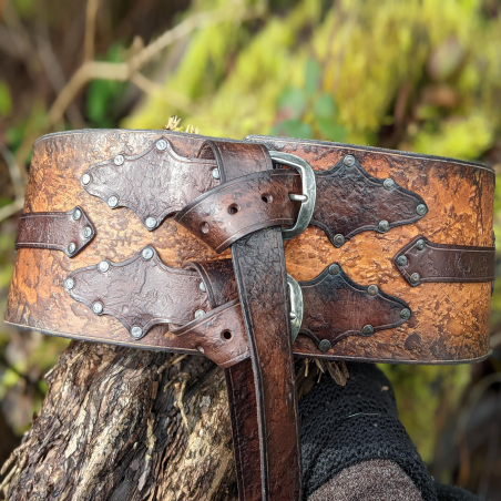 Nargaard Rogue Belt, Flame Brown - Unique Model - Warrior Finish