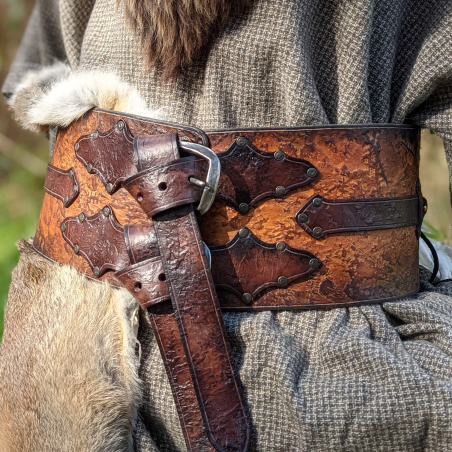 Nargaard Rogue Belt, Flame Brown - Unique Model - Warrior Finish
