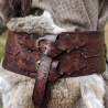 Rogue Belt of Strength - Beorn - chocolate brown - made in France - LARP GN