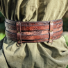 Ranger Force Belt - chocolate brown - made in France - LARP GN