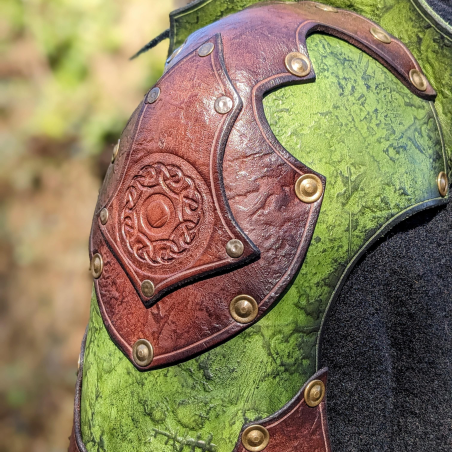 Shoulder armor - Legolas  - Green  - size S/M - Finish Warrior