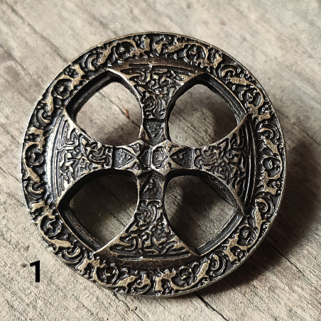 1-Shoulder Armor Top - Chocolate Brown - Customizable