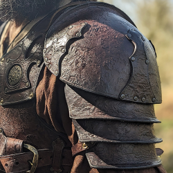 Pauldron Goliath - Chocolate Brown