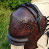 Shoulder pad - Morwenna - chocolate brown