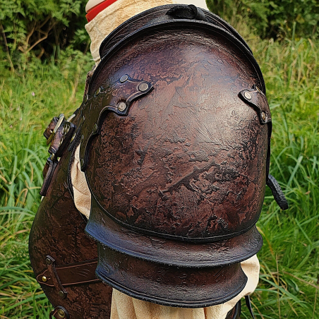 Shoulder pad - Morwenna - chocolate brown