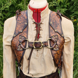 Holster Morwenna - Marron flamme -