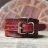 Bracelet de Force - Rouge - Runes - Une sangle