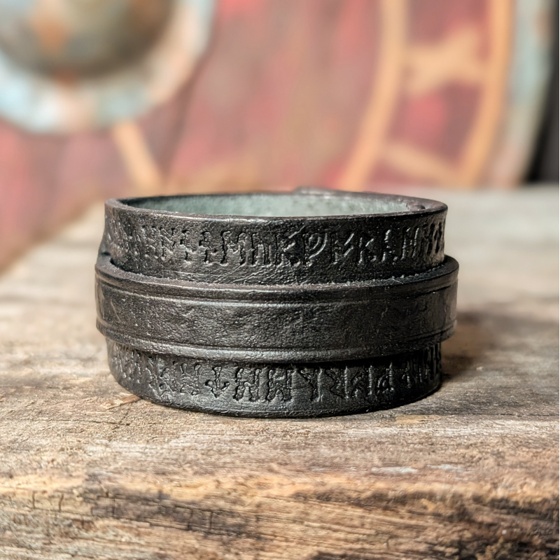 Bracelet de Force - Noir - runes - Une sangle