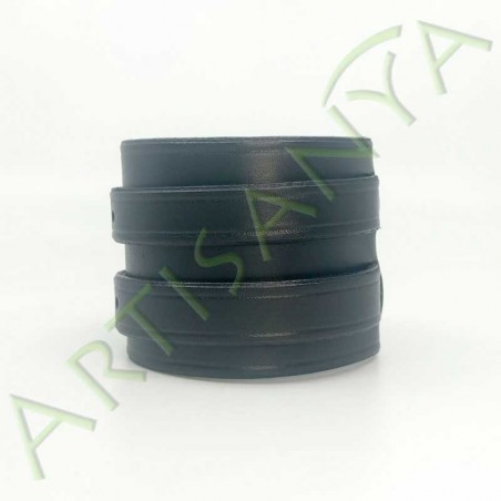 vue de face du Bracelet de force en cuir black-smith